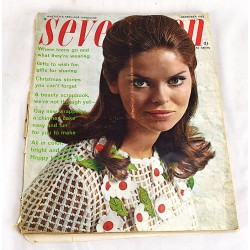 Seventeen Magazine - December 1965 - Barbara Bach Cover